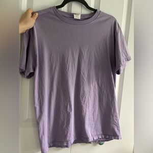 Hanes Light Purple Men's T-Shirt